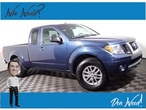 Arctic Blue Metallic Nissan Frontier SV King Cab.  Click to enlarge.