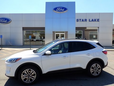 Star White Metallic Tri-Coat Ford Escape SEL 4WD.  Click to enlarge.