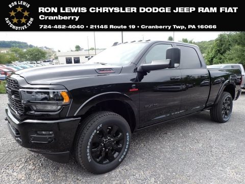 Diamond Black Crystal Pearl Ram 2500 Limited Crew Cab 4x4.  Click to enlarge.