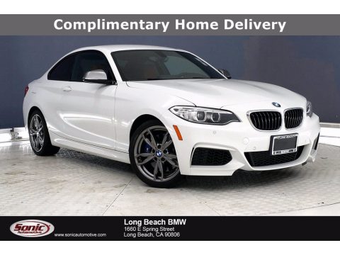 Alpine White BMW 2 Series M240i Coupe.  Click to enlarge.