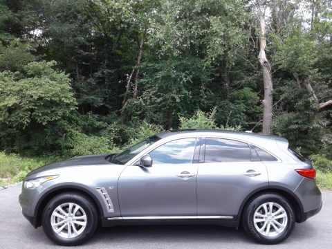 Graphite Shadow Infiniti QX70 AWD.  Click to enlarge.