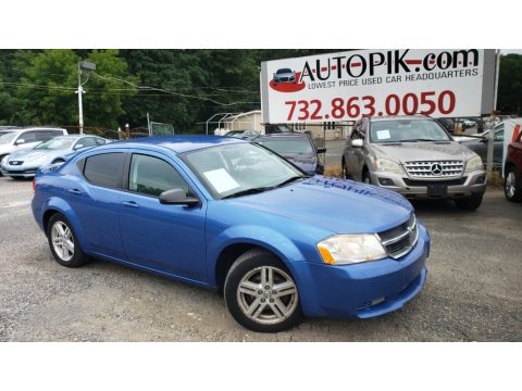 Marathon Blue Pearl Dodge Avenger SXT.  Click to enlarge.