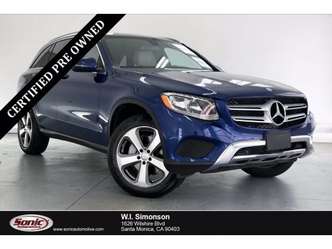 Brilliant Blue Metallic Mercedes-Benz GLC 300.  Click to enlarge.