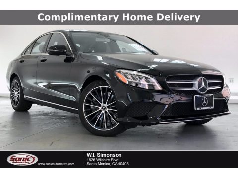 Black Mercedes-Benz C 300 Sedan.  Click to enlarge.