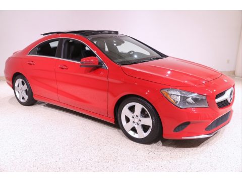 Jupiter Red Mercedes-Benz CLA 250 4Matic Coupe.  Click to enlarge.