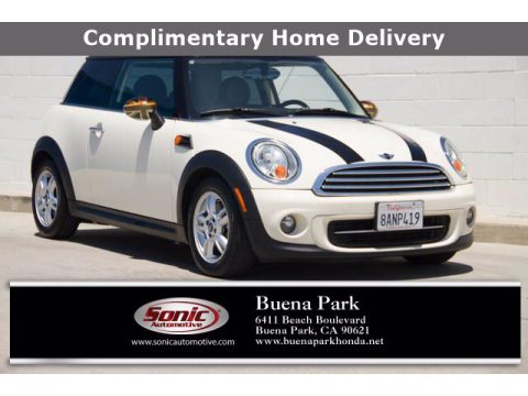 Pepper White Mini Cooper Hardtop.  Click to enlarge.