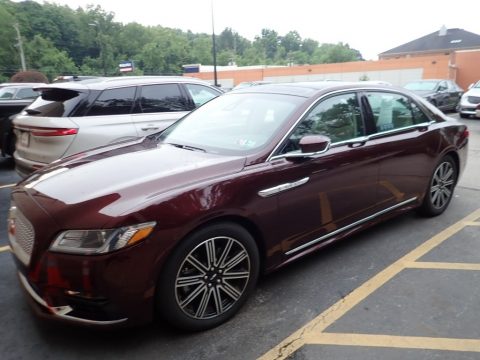 Burgundy Velvet Lincoln Continental Reserve AWD.  Click to enlarge.