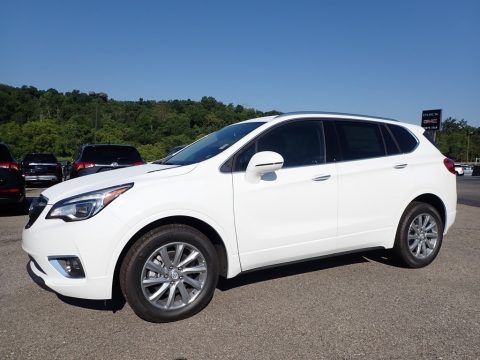 Summit White Buick Envision Essence AWD.  Click to enlarge.
