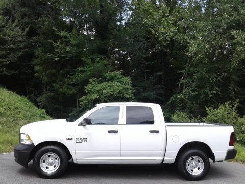 Bright White Ram 1500 Classic Tradesman Crew Cab 4x4.  Click to enlarge.