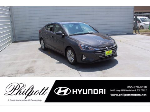 Portofino Gray Hyundai Elantra Value Edition.  Click to enlarge.
