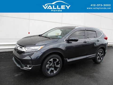 Gunmetal Metallic Honda CR-V Touring AWD.  Click to enlarge.