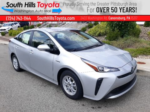 Classic Silver Metallic Toyota Prius LE.  Click to enlarge.