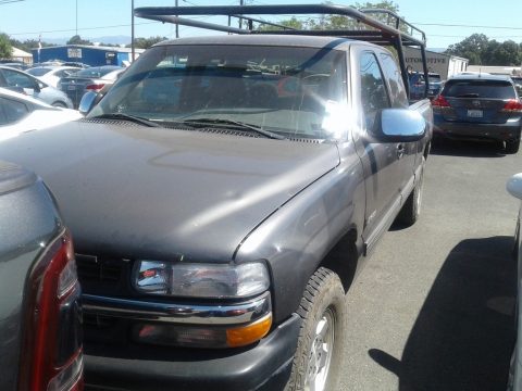 Light Pewter Metallic Chevrolet Silverado 1500 LT Extended Cab 4x4.  Click to enlarge.