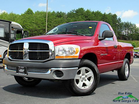 Inferno Red Crystal Pearl Dodge Ram 1500 ST Regular Cab.  Click to enlarge.