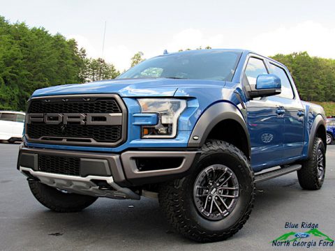 Ford Performance Blue Ford F150 SVT Raptor SuperCrew 4x4.  Click to enlarge.