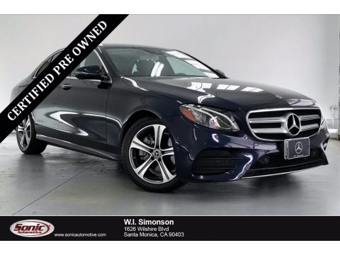 Lunar Blue Metallic Mercedes-Benz E 300 Sedan.  Click to enlarge.