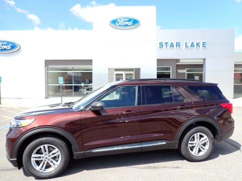 Rich Copper Metallic Ford Explorer XLT 4WD.  Click to enlarge.