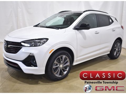 White Frost Tricoat Buick Encore GX Select AWD.  Click to enlarge.