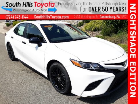 Super White Toyota Camry SE AWD Nightshade Edition.  Click to enlarge.