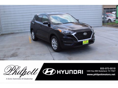 Black Noir Pearl Hyundai Tucson SE.  Click to enlarge.