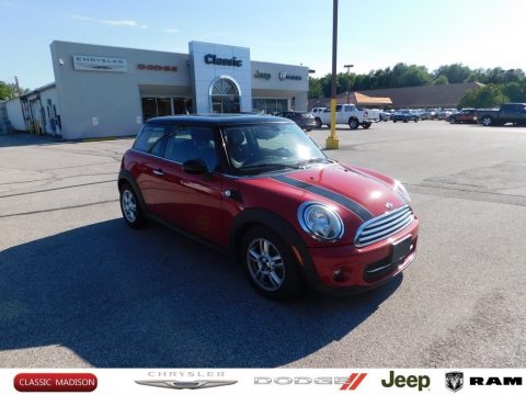 Chili Red Mini Cooper Hardtop.  Click to enlarge.