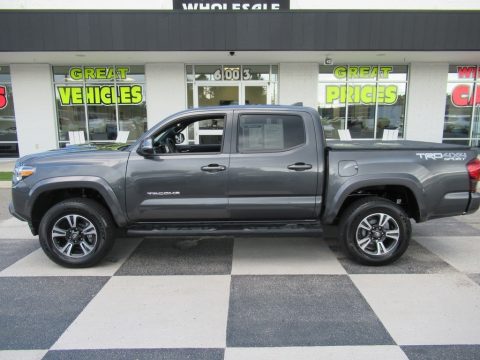 Magnetic Gray Metallic Toyota Tacoma TRD Sport Double Cab 4x4.  Click to enlarge.