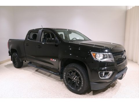 Black Chevrolet Colorado Z71 Crew Cab 4x4.  Click to enlarge.