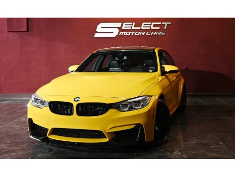 Speed Yellow BMW M3 Sedan.  Click to enlarge.