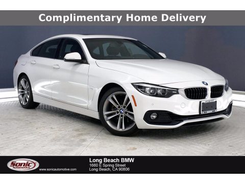 Alpine White BMW 4 Series 430i Gran Coupe.  Click to enlarge.