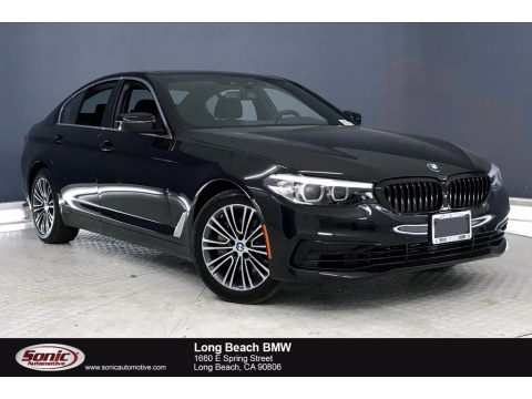 Jet Black BMW 5 Series 540i Sedan.  Click to enlarge.