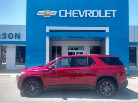 Cajun Red Tintcoat Chevrolet Traverse RS AWD.  Click to enlarge.
