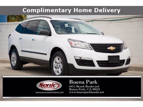 Summit White Chevrolet Traverse LS. Click to enlarge. Summit White Chevrolet Traverse LS. Click to enlarge.