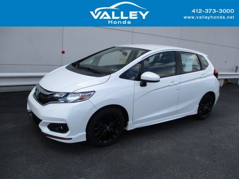 White Orchid Pearl Honda Fit Sport.  Click to enlarge.