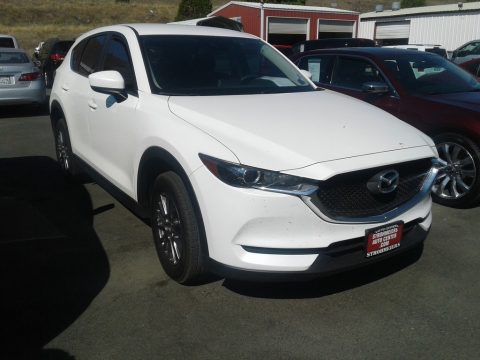 Crystal White Pearl Mazda CX-5 Sport.  Click to enlarge.