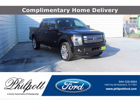 Tuxedo Black Ford F150 Limited SuperCrew 4x4.  Click to enlarge.