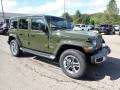 Front 3/4 View of 2020 Jeep Wrangler Unlimited Sahara 4x4 #3