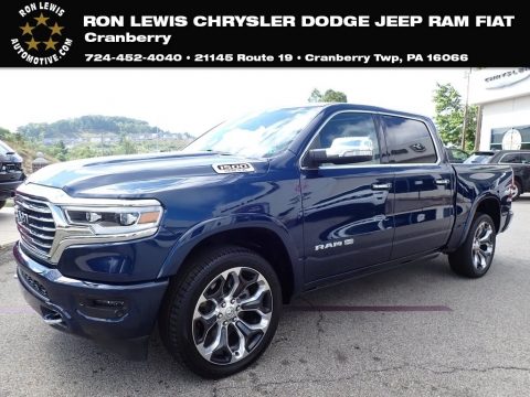 Patriot Blue Pearl Ram 1500 Longhorn Crew Cab 4x4.  Click to enlarge.