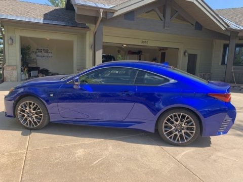 Ultrasonic Blue Mica 2.0 Lexus RC 300 F Sport AWD Coupe.  Click to enlarge.