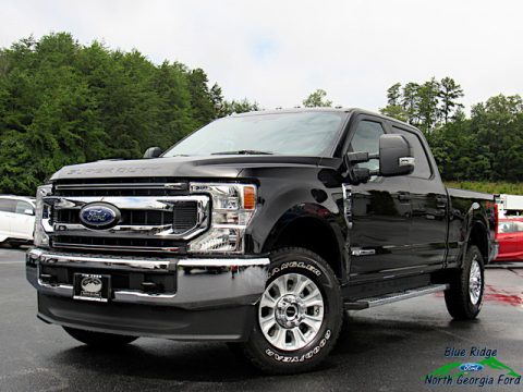 Agate Black Ford F250 Super Duty STX Crew Cab 4x4.  Click to enlarge.