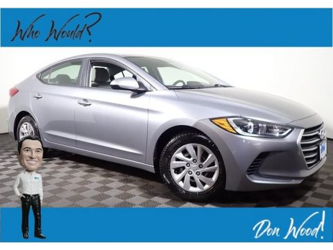 Gray Hyundai Elantra SE.  Click to enlarge.