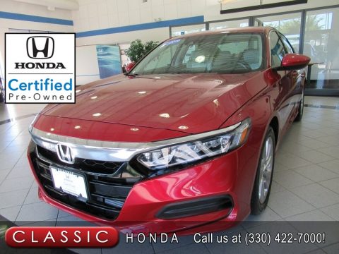 Radiant Red Metallic Honda Accord LX Sedan.  Click to enlarge.