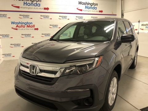 Modern Steel Metallic Honda Pilot LX AWD.  Click to enlarge.