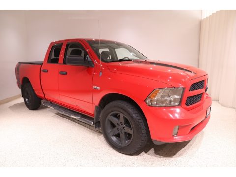 Flame Red Ram 1500 Express Quad Cab 4x4.  Click to enlarge.