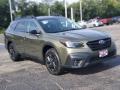 Front 3/4 View of 2020 Subaru Outback Onyx Edition XT #1