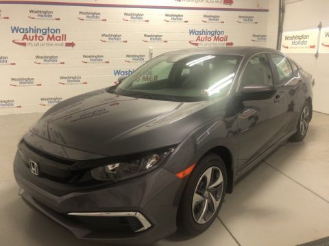 Modern Steel Metallic Honda Civic LX Sedan.  Click to enlarge.