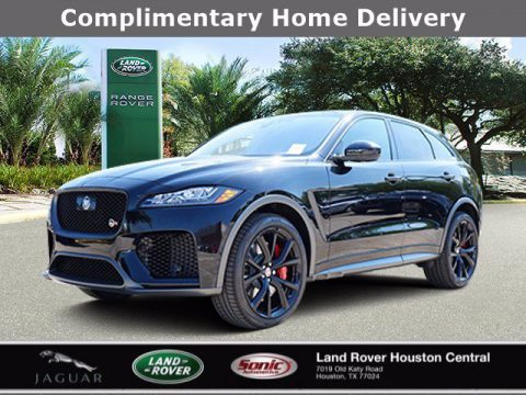 Santorini Black Metallic Jaguar F-PACE SVR. Click to enlarge. Santorini Black Metallic Jaguar F-PACE SVR. Click to enlarge.
