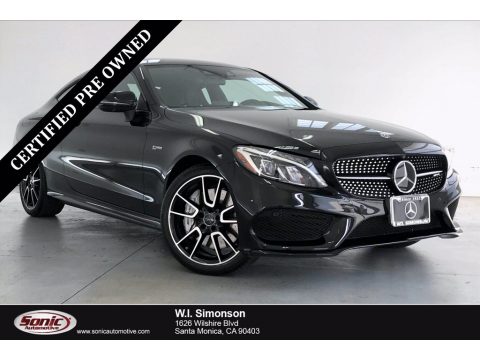 Black Mercedes-Benz C 43 AMG 4Matic Coupe.  Click to enlarge.