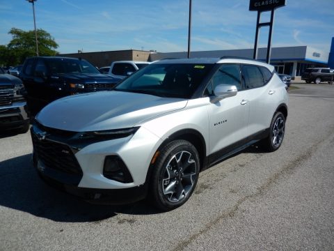 Silver Ice Metallic Chevrolet Blazer RS AWD.  Click to enlarge.