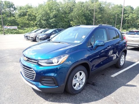 Pacific Blue Metallic Chevrolet Trax LT.  Click to enlarge.
