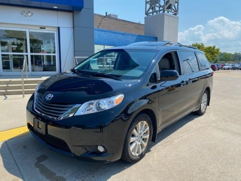 Black Toyota Sienna XLE AWD.  Click to enlarge.